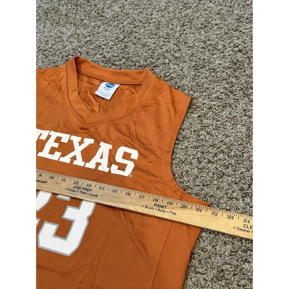 Texas Longhorns #23 Basketball Jersey Orange Logo Mens Large L Austin NCAA Hoop